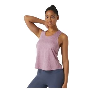 NWT Halara Basic U Neck Racerback Workout Tank Top In Lilac Pink Size Large